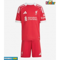 Liverpool Alexander Isak #9 Heimtrikotsatz Kinder 2025-26 Kurzarm (+ Kurze Hosen)